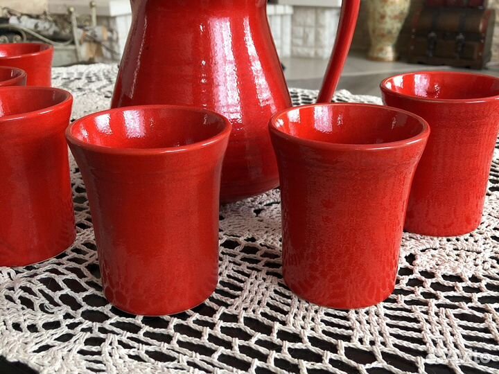 Кувшин со стаканами Югославия