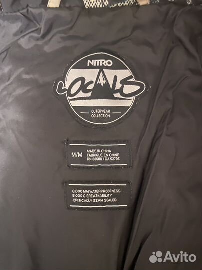 Куртка для сноуборда мужская Nitro размер M