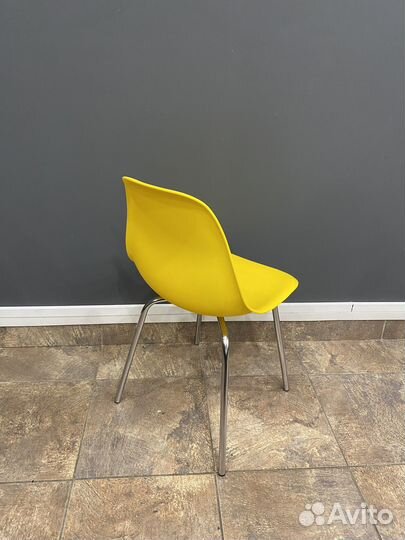 Стул С-07 Шелл хром (желтый)