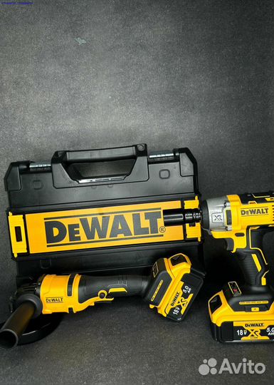 Новый набор DeWalt 2в1 Болгарка+Гайковерт 2 АКБ