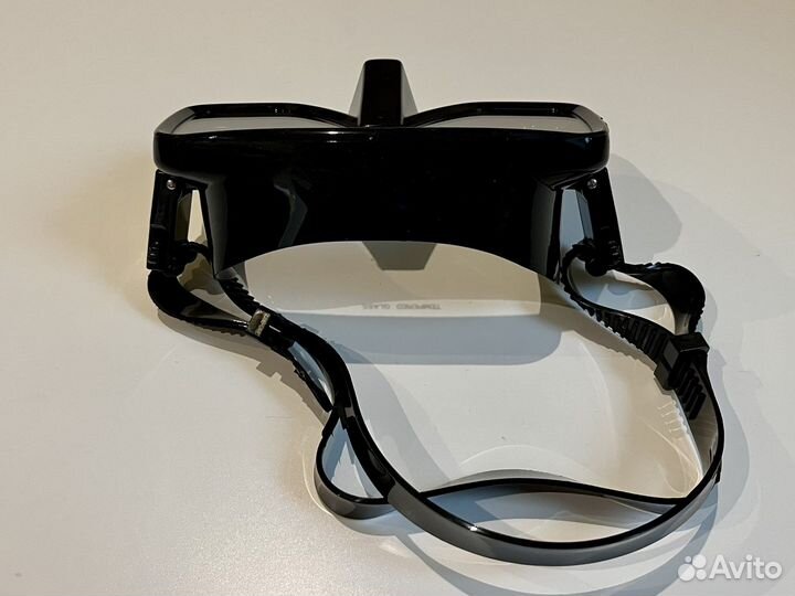 Маска Akvilon Tekno Frameless черный силикон