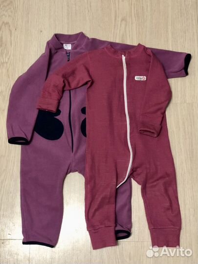 Флисовая поддева 86 + термокомбинезон