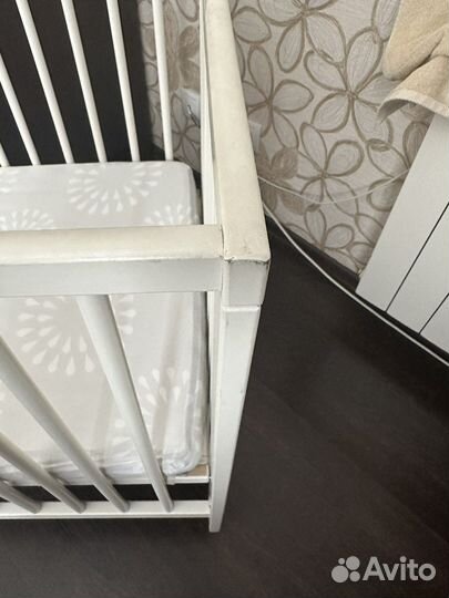 Детская кровать IKEA с матрасом