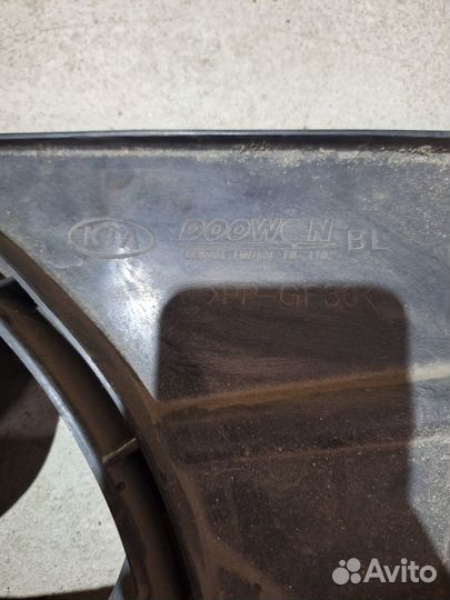 Вентилятор охлаждения радиатора Киа Соренто BL