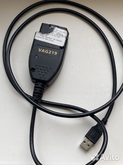 Диагностический адаптер vag219 Вася диагност 19.6