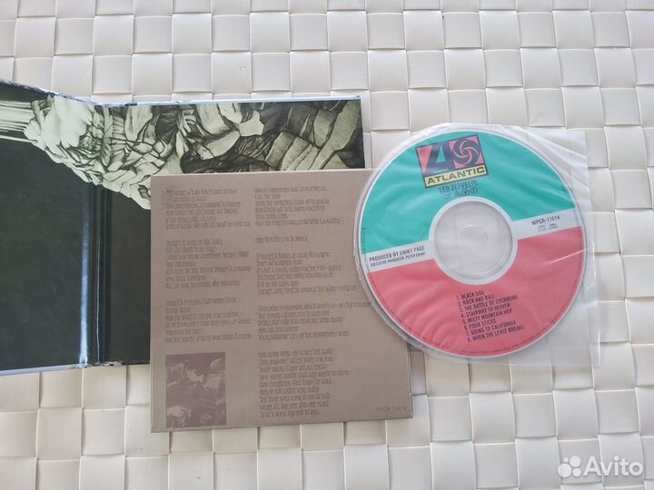 CD диск LED zeppelin Atlantic Япония