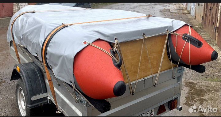 Тент из пвх для перевозки лодки 3-3,2 м