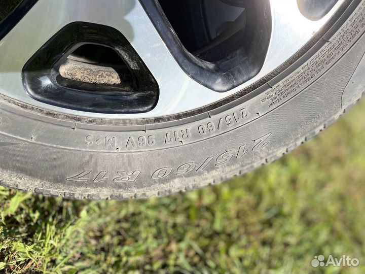 Колёса на литых дисках r17 каптур