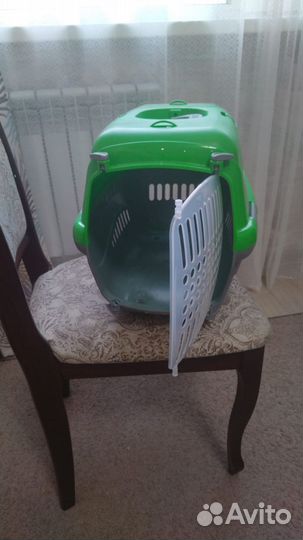 Переноска для кошек пластиковая