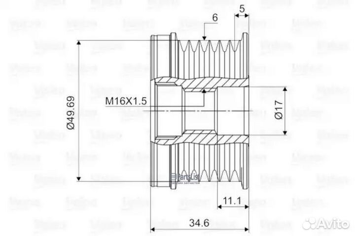 Valeo 588018 Муфта