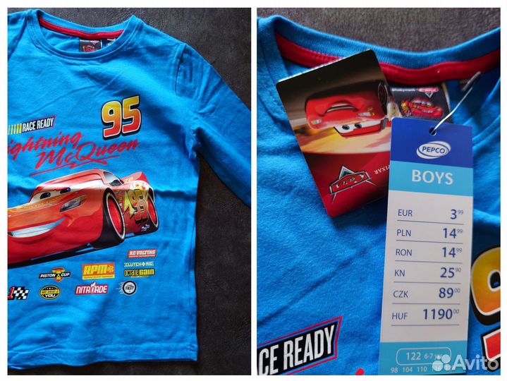 Лонгслив для мальчиков