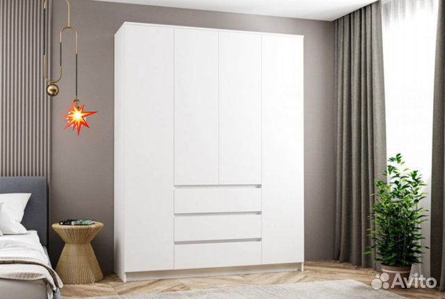 Шкаф белый (распашной) икеа IKEA купить в Санкт-Петербурге | Товары для ...