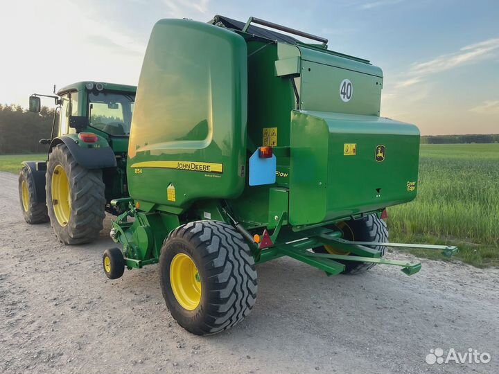 Пресс-подборщик John Deere 854, 2017