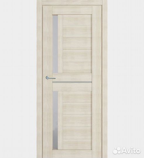 Двери межкомнатные Экошпон со стеклом комплект