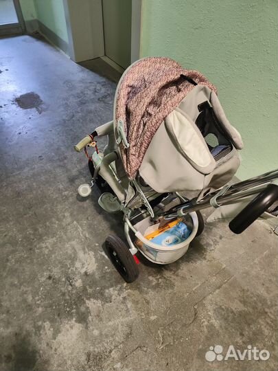 Прогулочная коляска велосипед