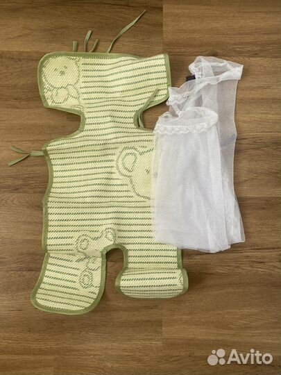 Бамбуковый коврик в коляску