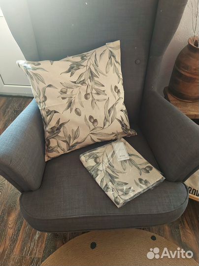 Чехол на подушку hm home наволочка zara home