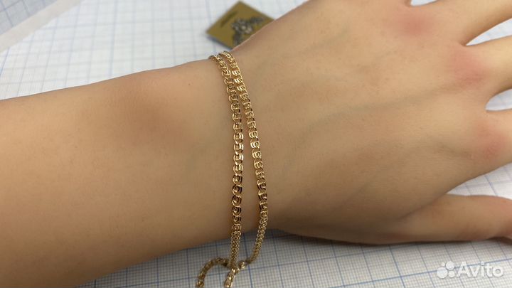 Золотая цепь Лав 55 см