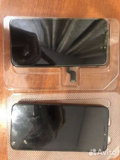 Дисплей iPhone 10 оригинал, поврежден шлейф