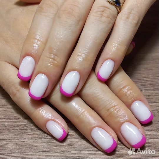 Наращивание ногтей, покрытие гель-лаком