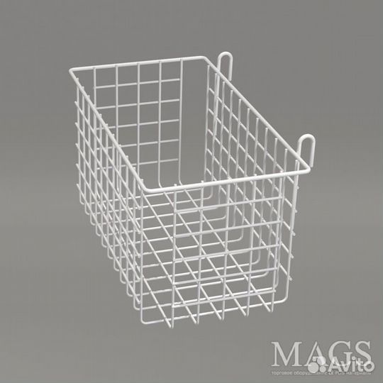 Корзина на сетку металлическая
