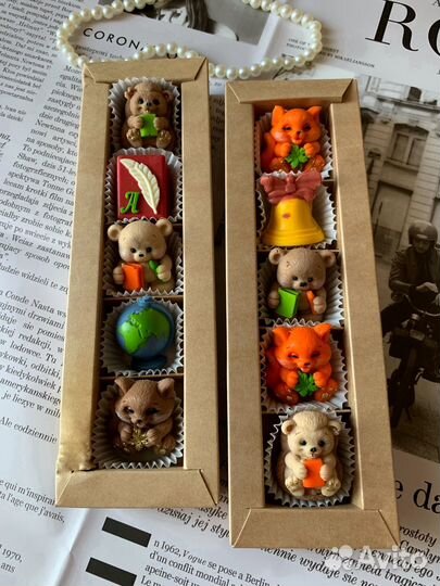 Шоколад ручной работы воспитателю и учителю