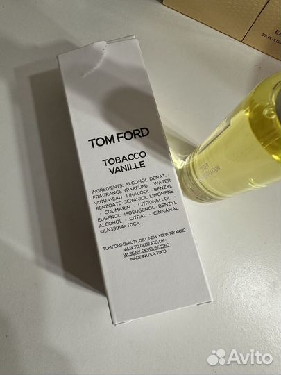 Tom Ford Tobacco Vanille духи