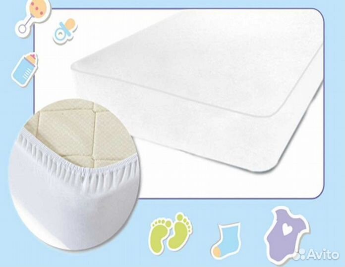 Наматрасник непромокаемый овал