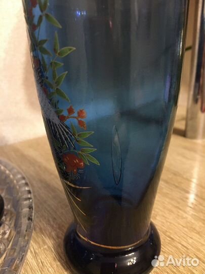 Подсвечники хрусталь и другая посуда из хрусталя