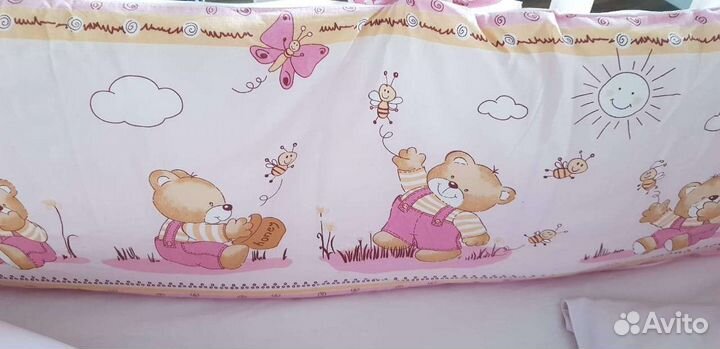 Бортики и детское постельное белье