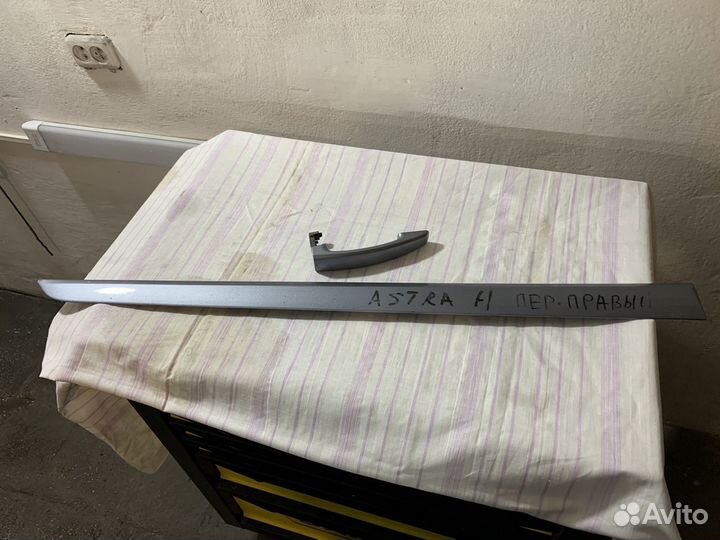 Молдинг правой двери Opel Astra H