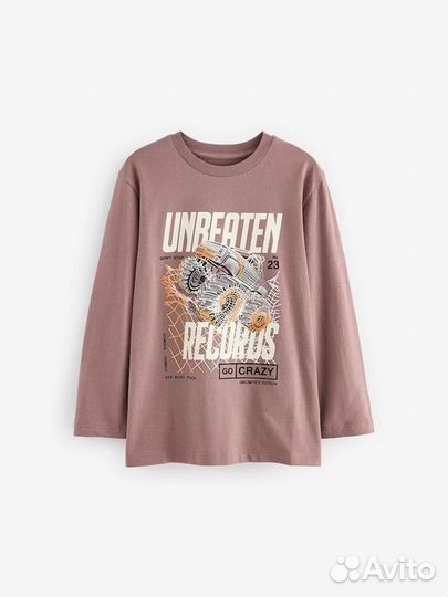 Лонгслив 98 см(2-3 года) для мальчика next,3 шт