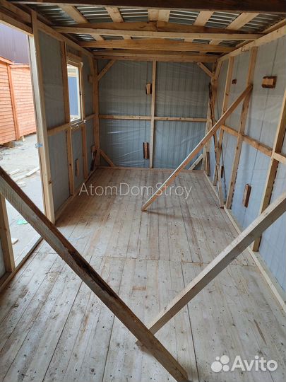 Новые деревянные бытовки