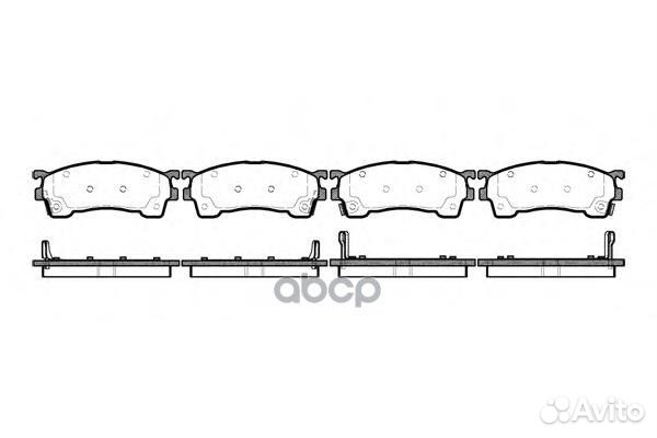 415 04 FDB950FDB984572325B колодки дисковые