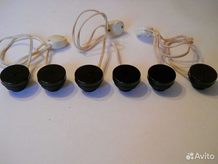 Наушники Тон-2М времён СССР, 6 штук