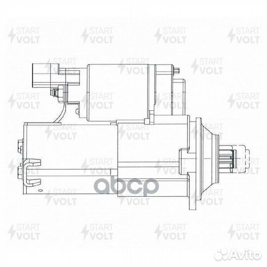 Стартер Chery Tiggo 4 (17) /Bonus (11) 1.5i/2.0i