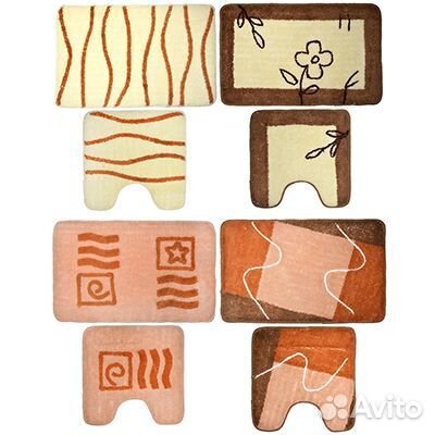 Vetta Набор ковриков 2шт для ванной и туалета