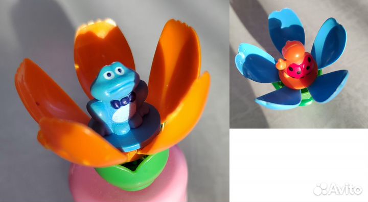 Игрушки из киндера 90-х, цветочная магия