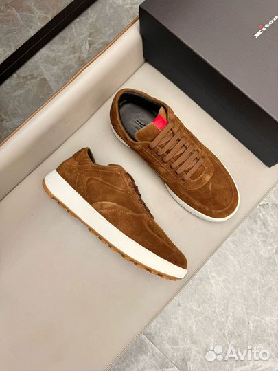 Замшевые кроссовки Kiton 3 цвета