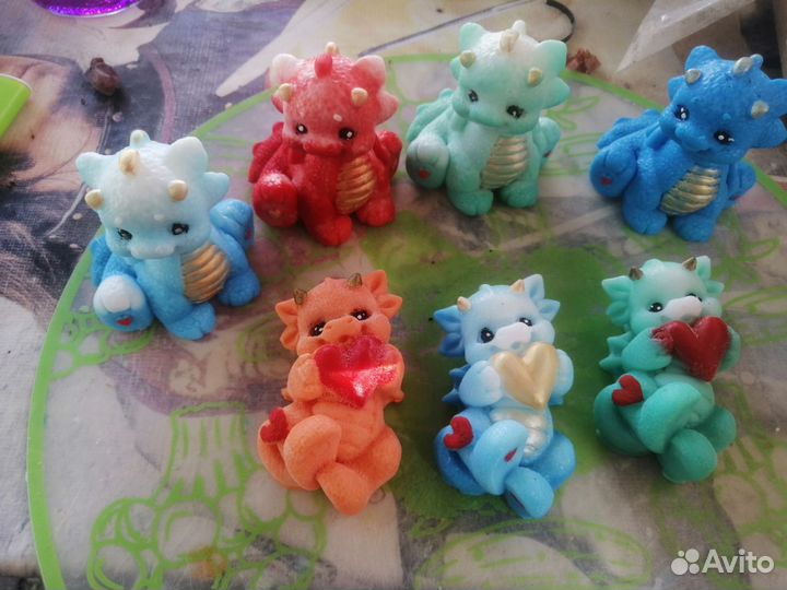 Мыло ручной работы дракон