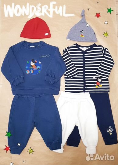 Рост 62- 68 Пакеты брендовой одежды на мальчика