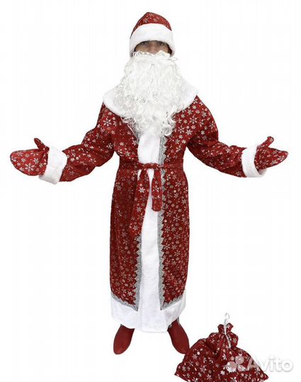Прокат Костюм деда мороза