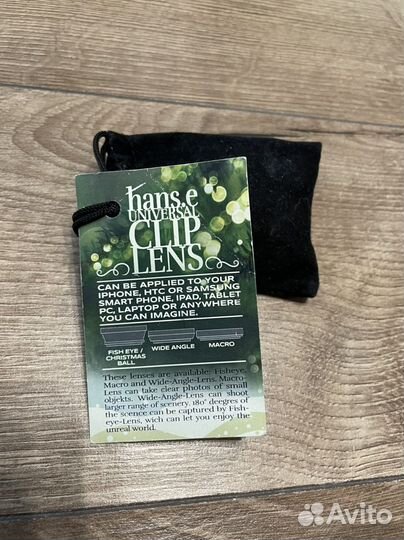 Линза на телефон fish eye, macro, wide angle