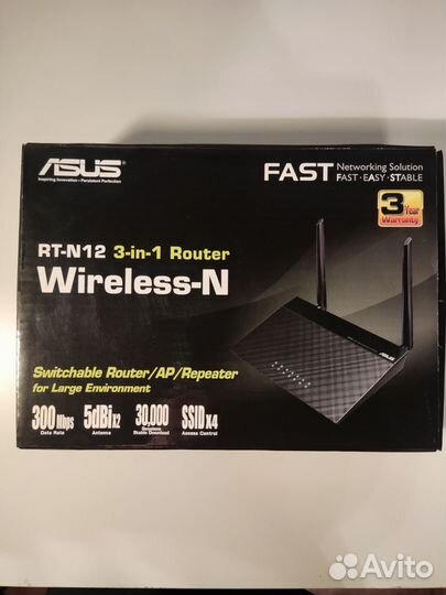 Wi-Fi роутер asus RT-N12