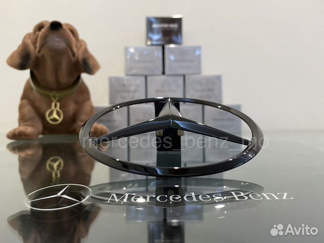 Эмблема звезда Мерседес Бенц на крышку багажника