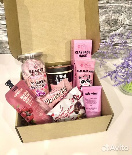 Подарочный бокс для девушки, женщины 8 марта, др