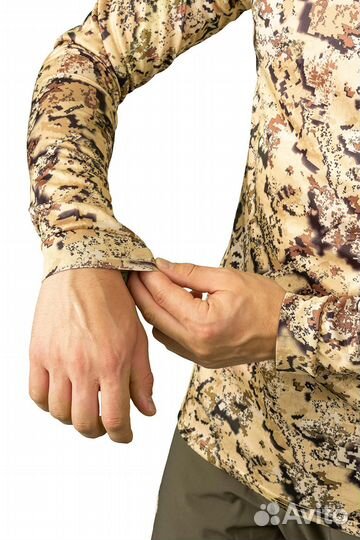 Лонгслив с капюшоном pride Ocelot (Оцелот)(камыш)