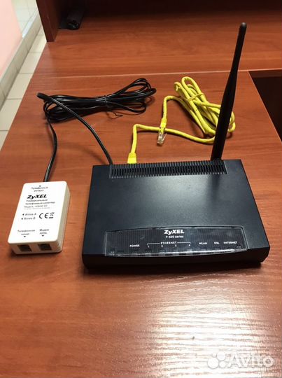 Wifi роутер zyxel P-600 series