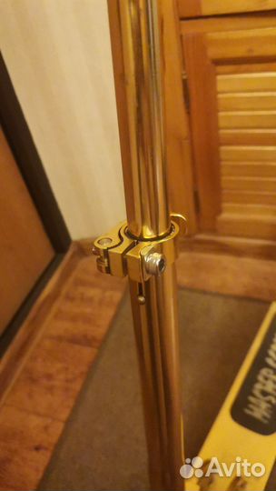 Самокат детский двухколесный бу золотой