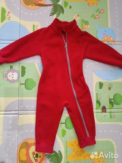 Флисовый комбинезон поддёва 80-86